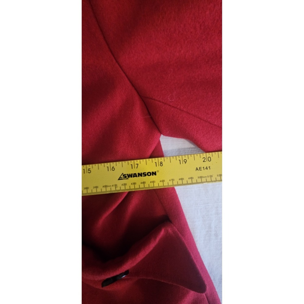 Ashley Judd Red Pea Coat - Picture 3 of 9